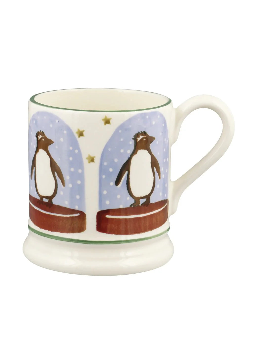 Emma Bridgewater New Penguin Snow Globe 1/2 Pint Mug