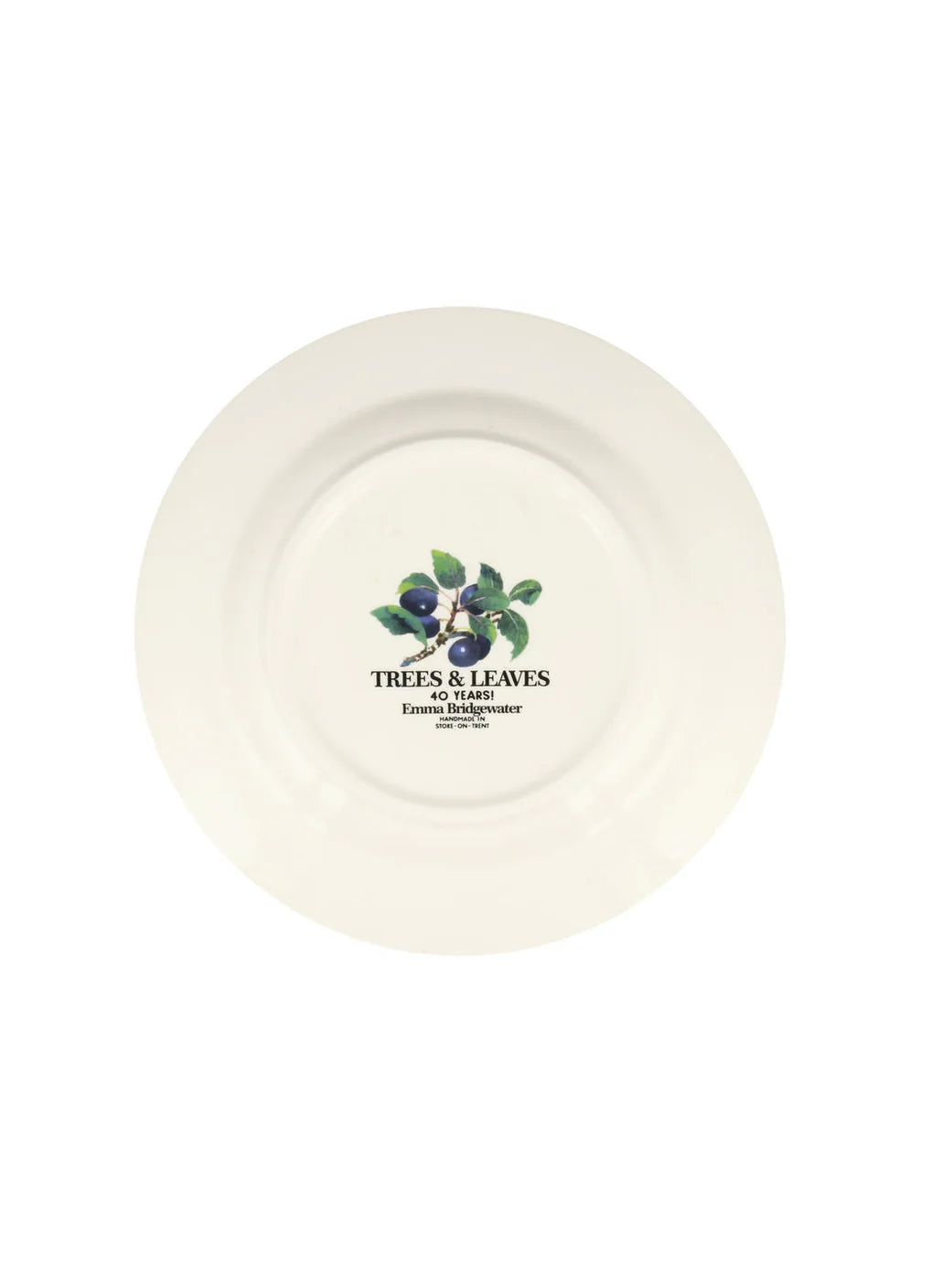 Emma Bridgewater New Damson Medium Dinner Plate, 8.5 Inch
