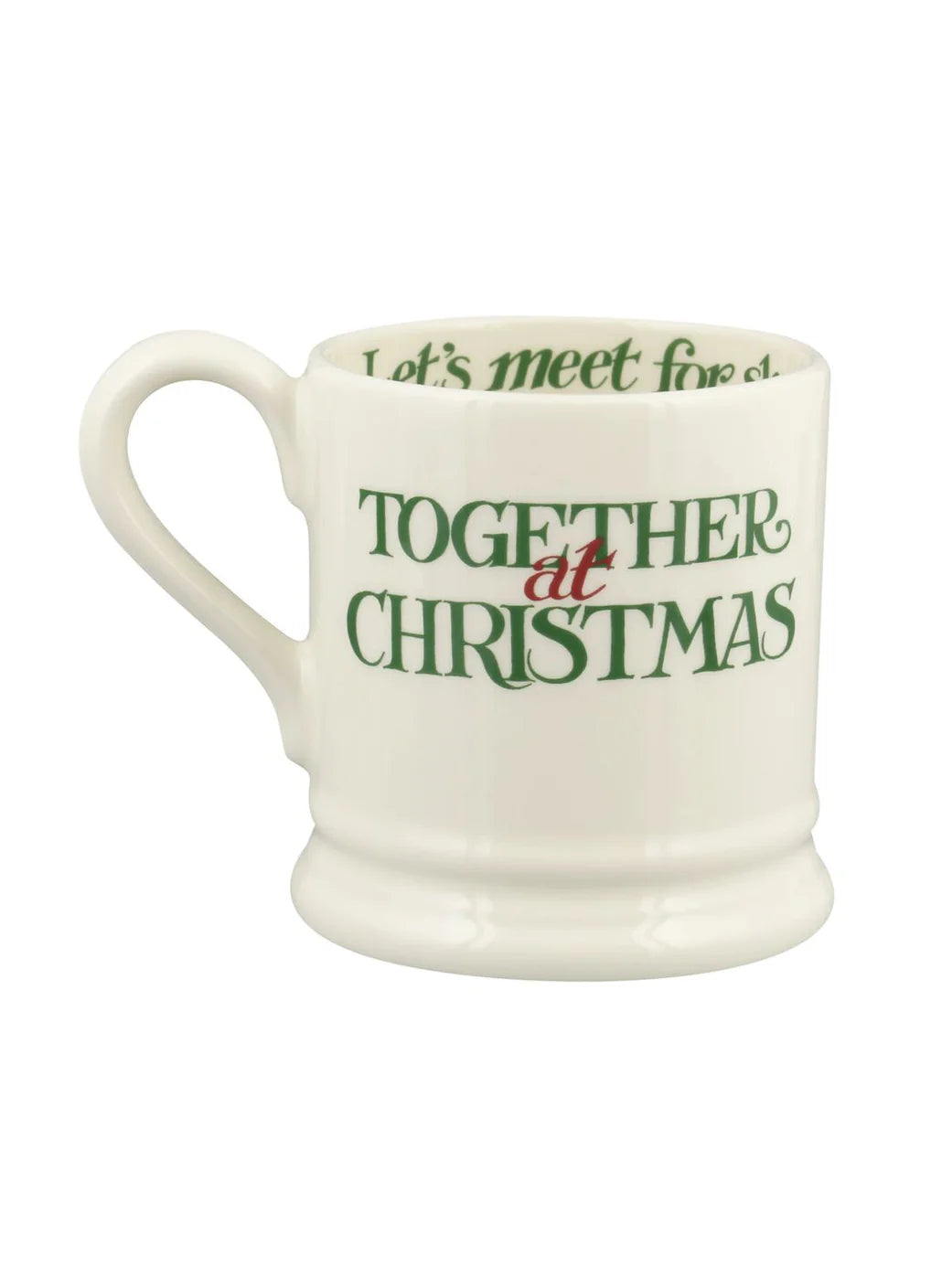 Emma Bridgewater New Christmas Toast Best Of Friends 1/2 Pint Mug