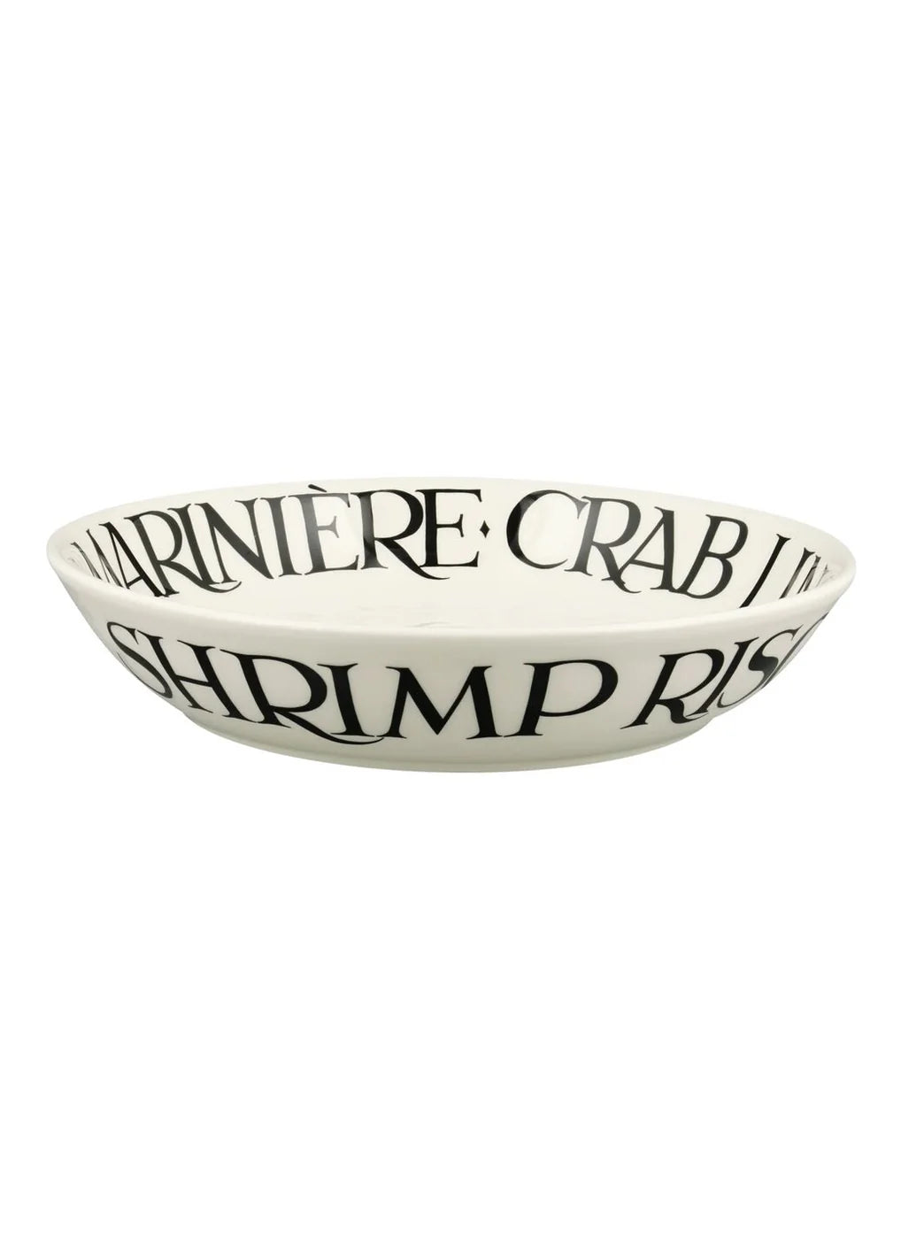Emma Bridgewater Black Toast Crab Linguine Medium Pasta Bowl