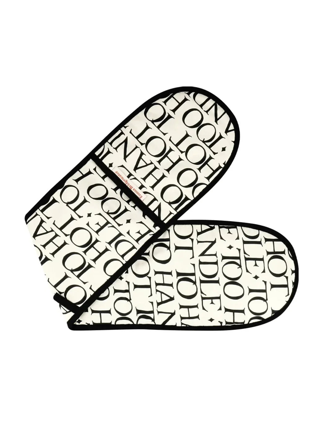Emma Bridgewater NEW Black Toast Double Oven Glove & Tea Towel Set