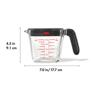 OXO 500mL Glass Measuring Cup with Lid