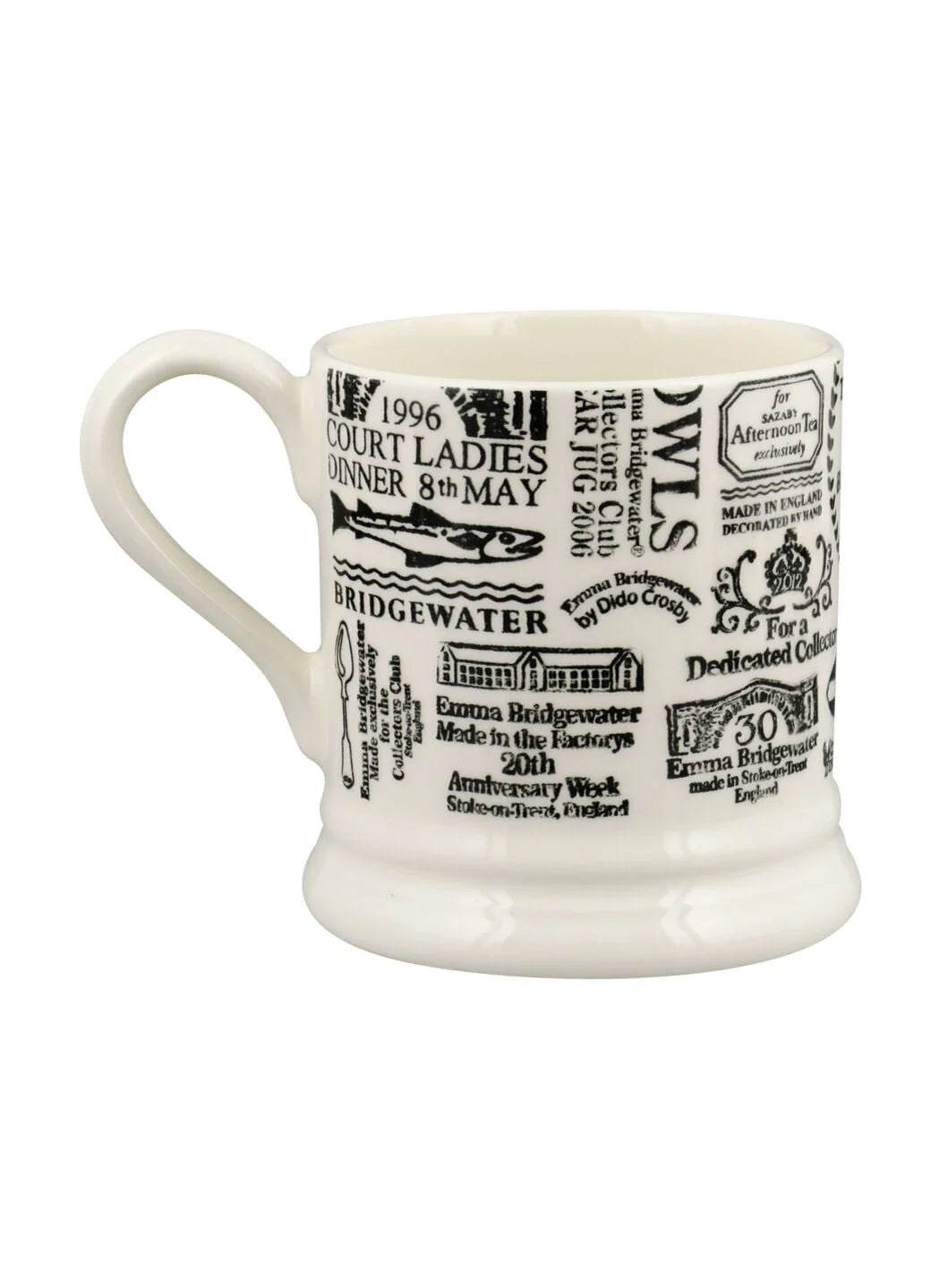 Emma Bridgewater New Backstamps From 40 Years 1/2 Pint Mug