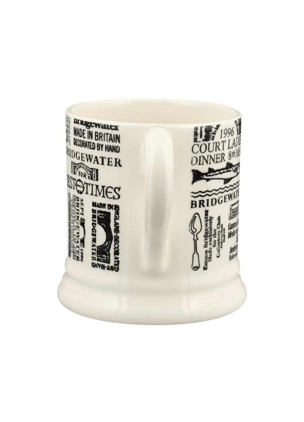 Emma Bridgewater New Backstamps From 40 Years 1/2 Pint Mug
