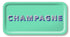 Asta Barrington Champagne / seafoam - Tray 43x22cm