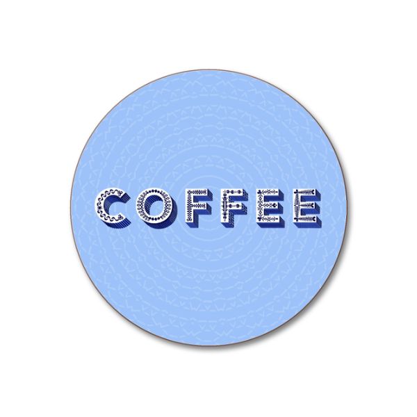 Asta Barrington Coffee / Blue Coaster 10cm