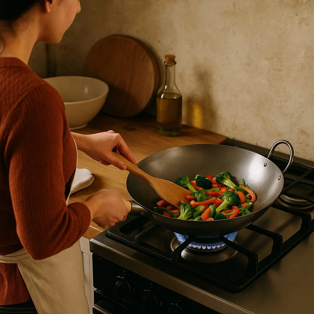 School of Wok 12"/30cm Uncoated Carbon Steel Craft Wok