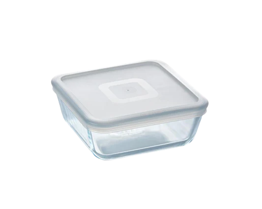 Pyrex Cook & Freeze 0.8L Square Dish with Lid 15cm