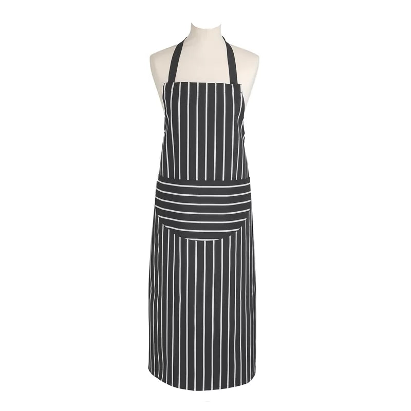Dexam Butchers Stripe Long Adult Apron - Navy