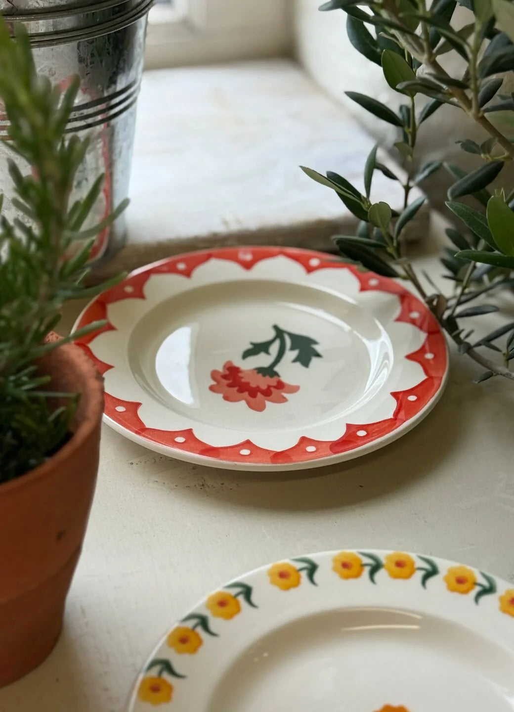 Emma Bridgewater Chrysanthemum Small Side Plate, 6.5 Inch