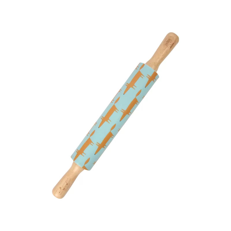 Scion Mr Fox Silicone Rolling Pin - Blue