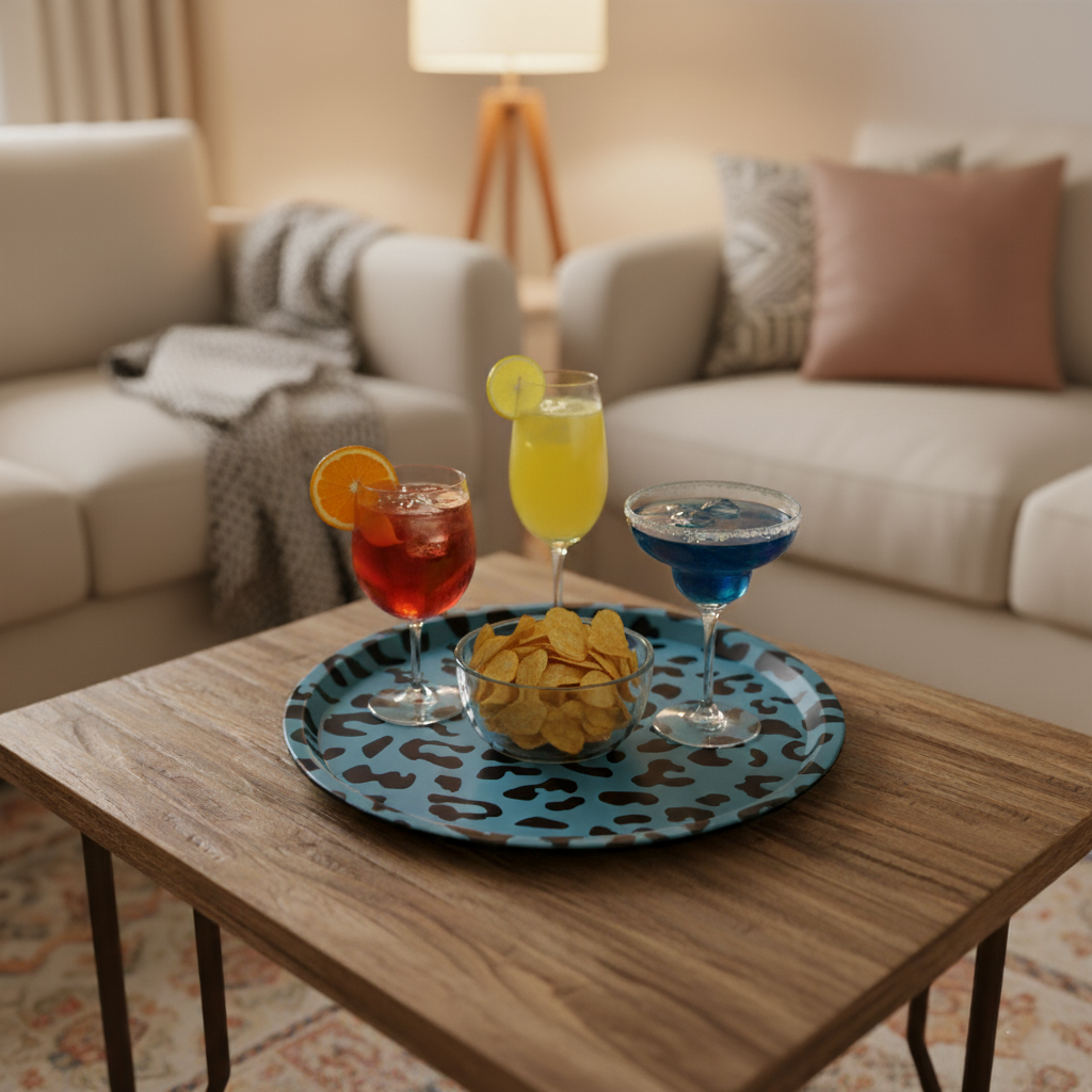 Coco & Co Blueberry Leopard Plateau