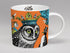 Repeat Repeat New Menagerie Hoot Bone China Mug Orange