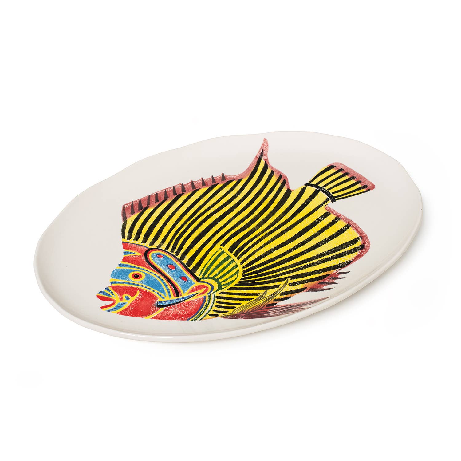 Blisshome Fantastical Fish XL Oval Platter | Tableware