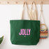 Alphabet Bags Jolly (Tired) - Forest Green Tote Bag