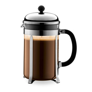 Bodum Chambord® French Press Coffee Maker, 12 cup Stainless Steel