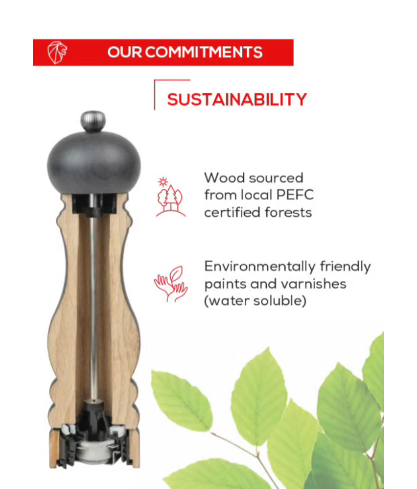 Peugeot Paris
Manual Wooden Pepper Mill, 18cm