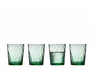 Lyngby Water glass Vienna 30 cl 4 pcs Green