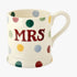 Emma Bridgewater Polka Dot 'Mr & Mrs' Set of 2 1/2 Pint Mugs Boxed