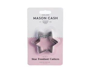 Mason & Cash Set Of 3 Star Mini Fondant Cutters
