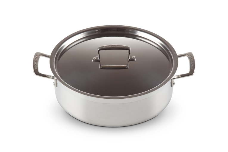 Le Creuset 3-ply Stainless Steel Sauteuse 28cm
