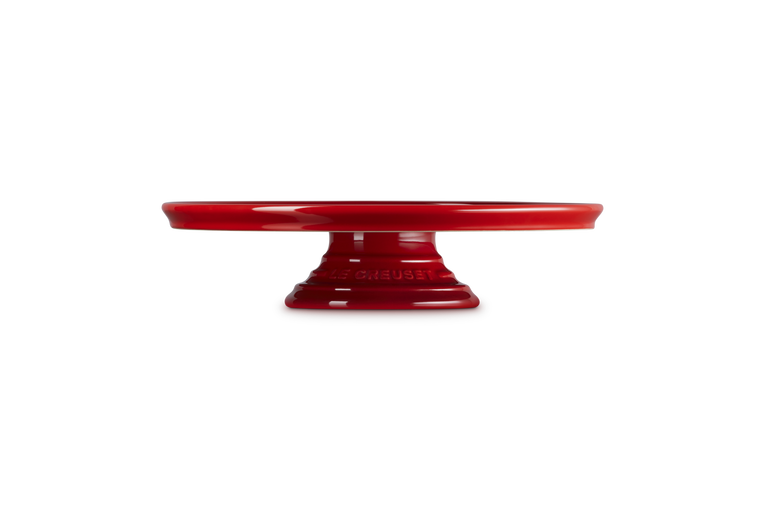 Le Creuset Stoneware Cake Stand Cerise