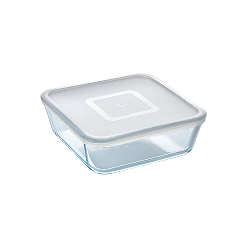 Pyrex Cook & Freeze 2.0L Square Dish with Lid 20cm