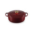 Le Creuset Cast Iron Oval Casserole 29cm with Gold Knob, Garnet