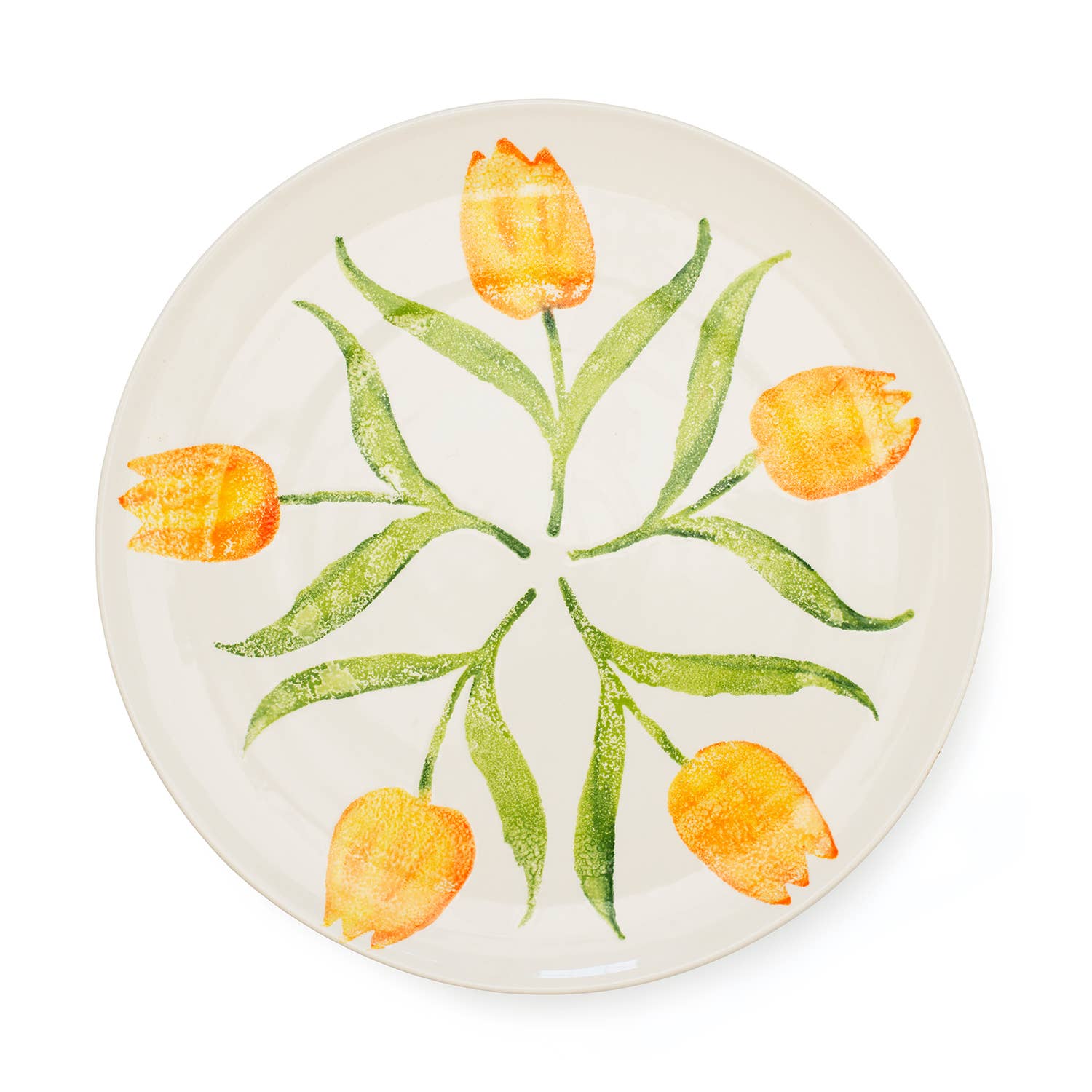 Blisshome Tulips Round Platter 36cm