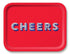 Asta Barrington Cheers / red - Tray 36x28cm