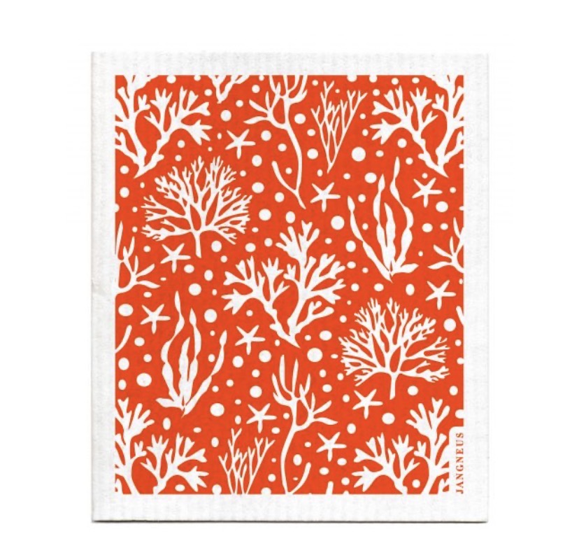 Jangneus Orange Coral Dishcloth