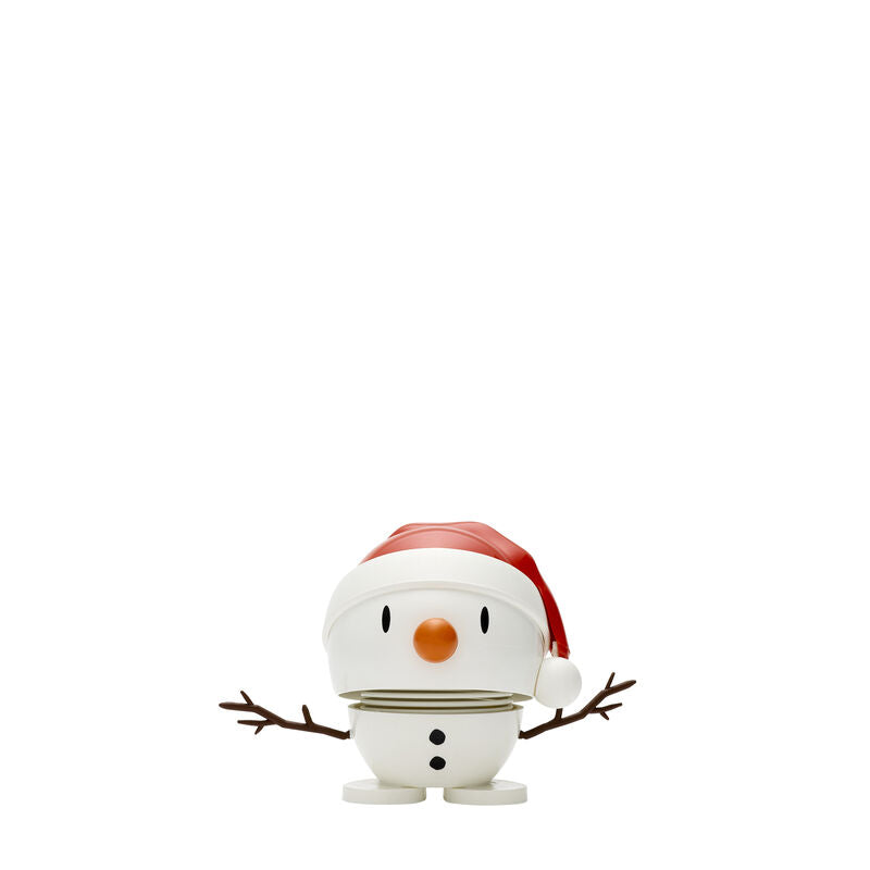 Hoptimist Santa Snowman Small White