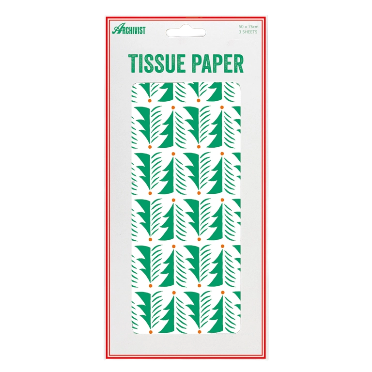 Archivist Conifer Tissue Paper