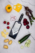 Adjustable V-Blade Slicer with Julienne Feature