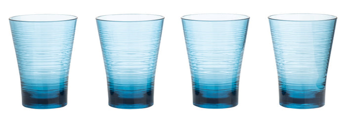 Navigate Linear Blue Tumbler Set Of 4