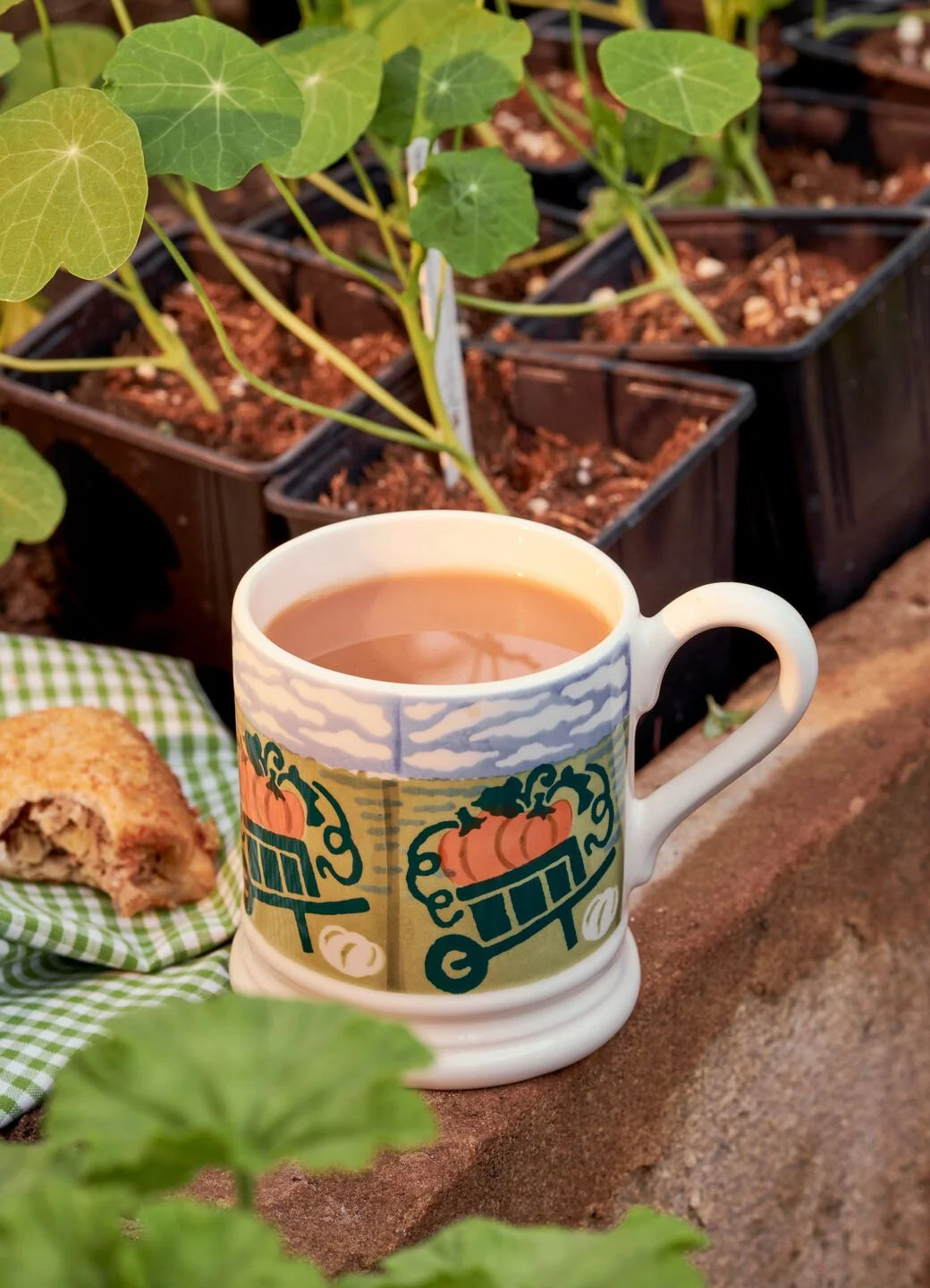Emma Bridgewater New Country Icons Pumpkin Picking 1/2 Pint Mug