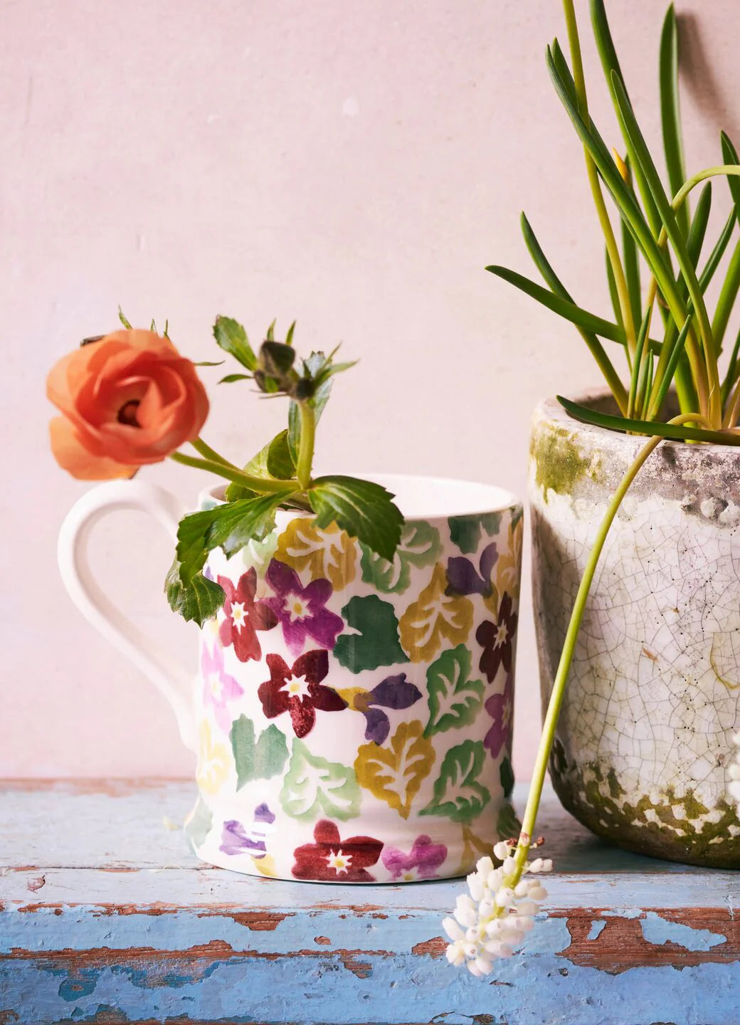 Emma Bridgewater NEW Sweet Violets 1/2 Pint Mug