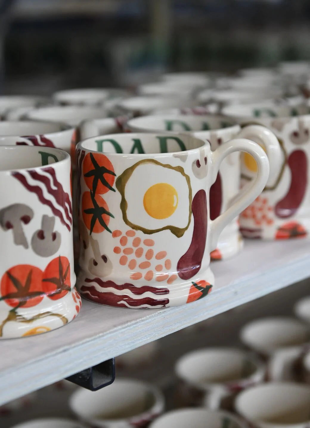 Emma Bridgewater NEW Breakfast Dad 1/2 Pint Mug