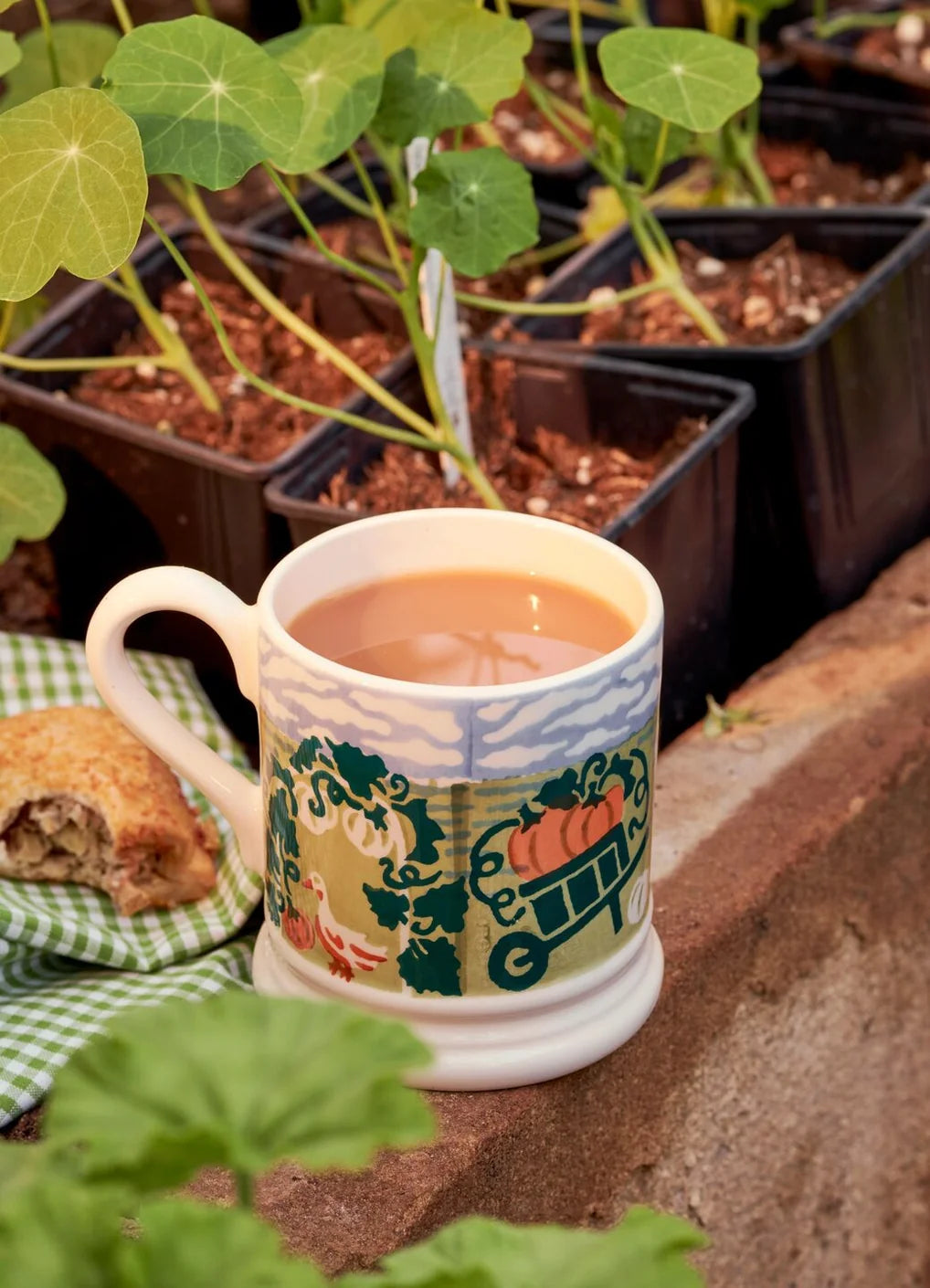Emma Bridgewater New Country Icons Pumpkin Picking 1/2 Pint Mug