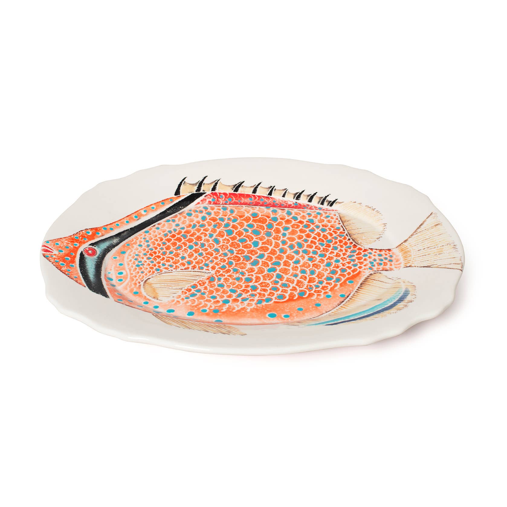 Blisshome Fantastical Fish Oval Platter Douwing Princess