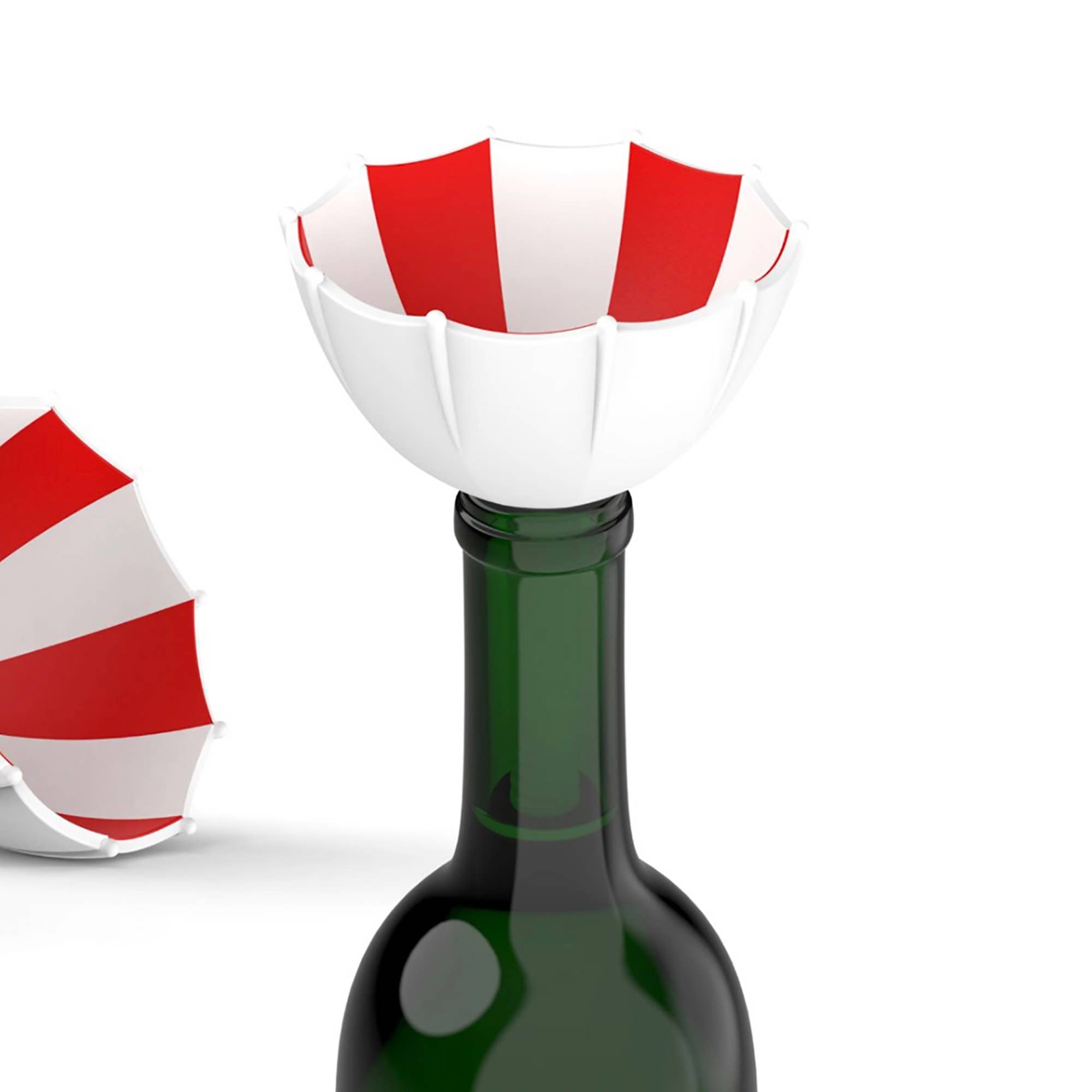 Fox Run Pund'it Funbrella, 3.5" Silicone Umbrella Themed Funnel