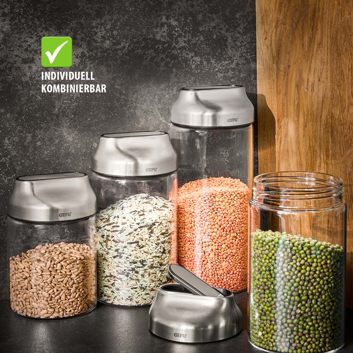 Gefu Food storage container KIPPO, 1.000 ml