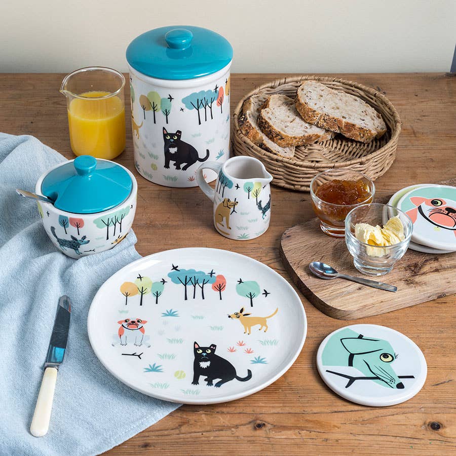 Hannah Turner Handmade Ceramic Dog Storage Jar