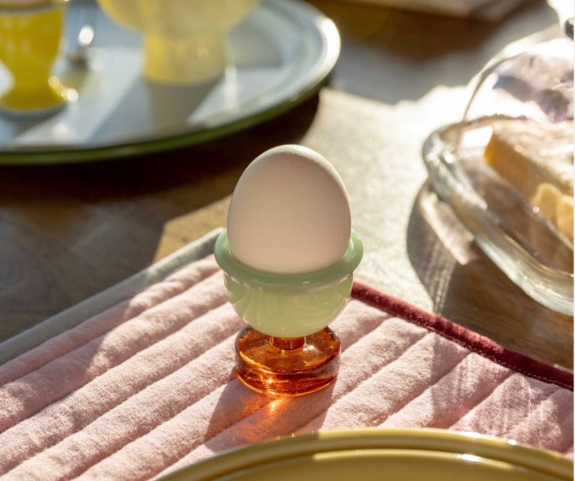 Klevering Egg holder cantine amber set of 2