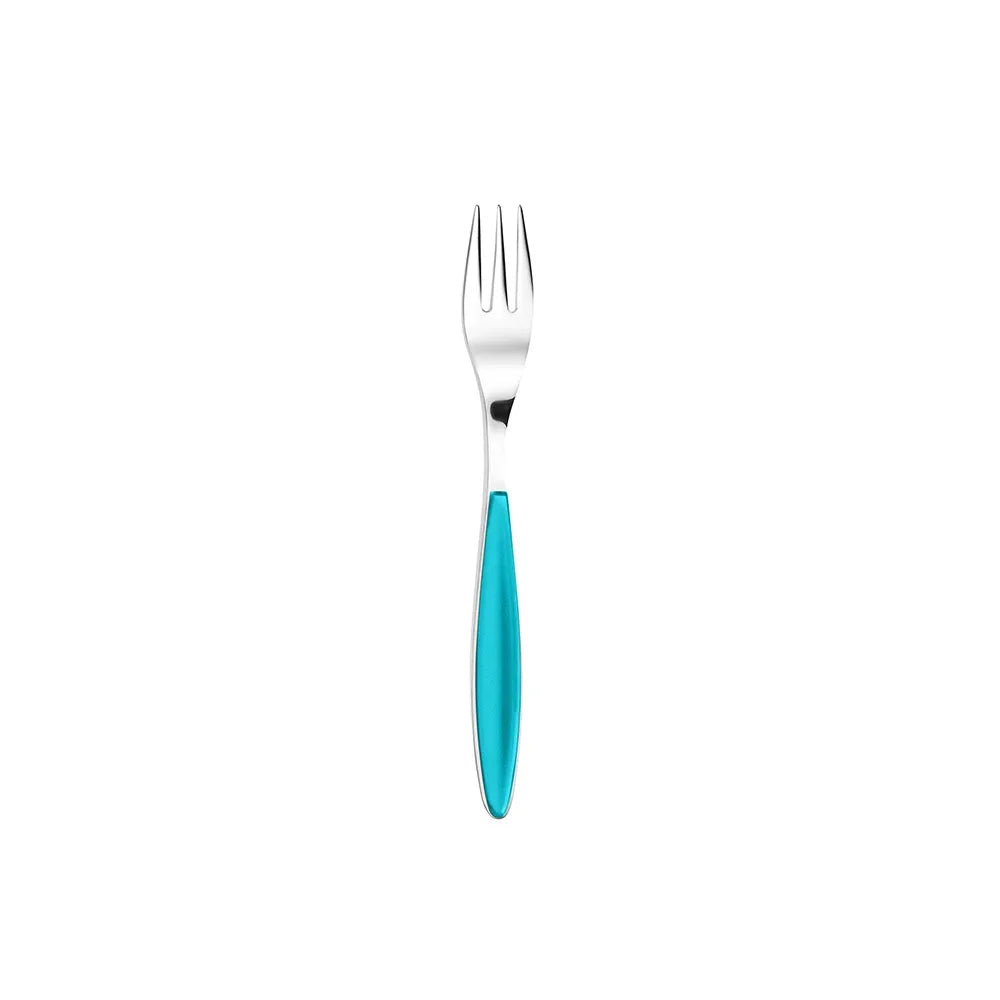 Guzzini Turquoise Fruit, Pastry, Child's Fork Feeling