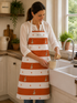 Oscar and Tilly Limited Hares Apron Rose bloom