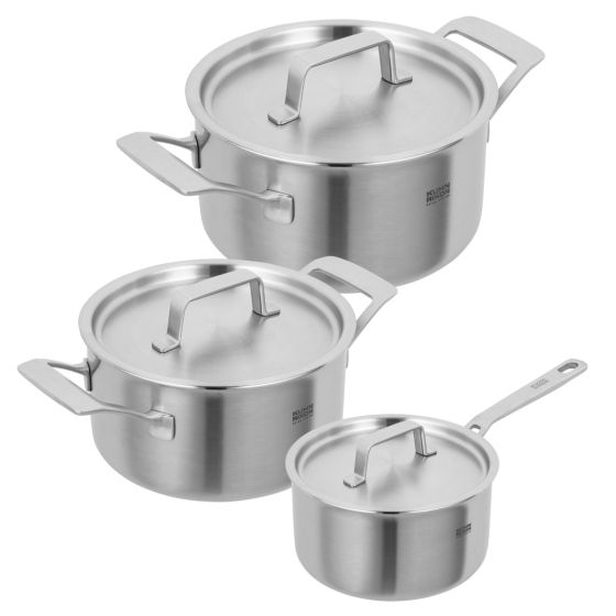 Kuhn Rikon CULINARY FIVEPLY 3pc Mixed Cookware Set