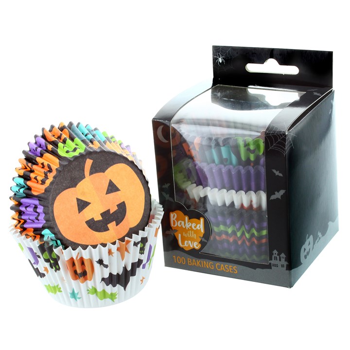 Baked with Love 100 Trick or Treat Halloween Baking Cases