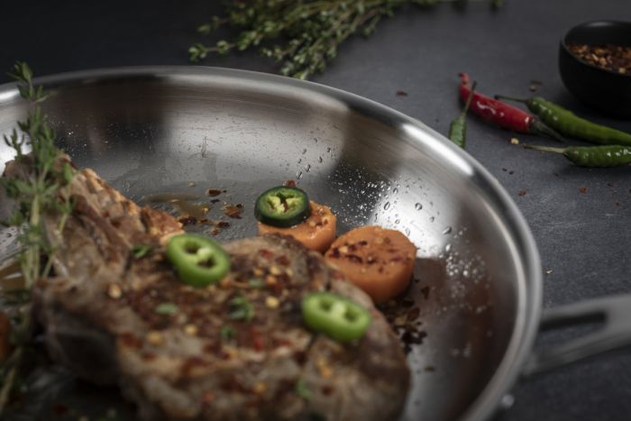 Kuhn Rikon CULINARY FIVEPLY Frying Pan uncoated