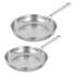 Kuhn Rikon Culinary Fiveply Frying pan Set uncoated 24cm/28cm